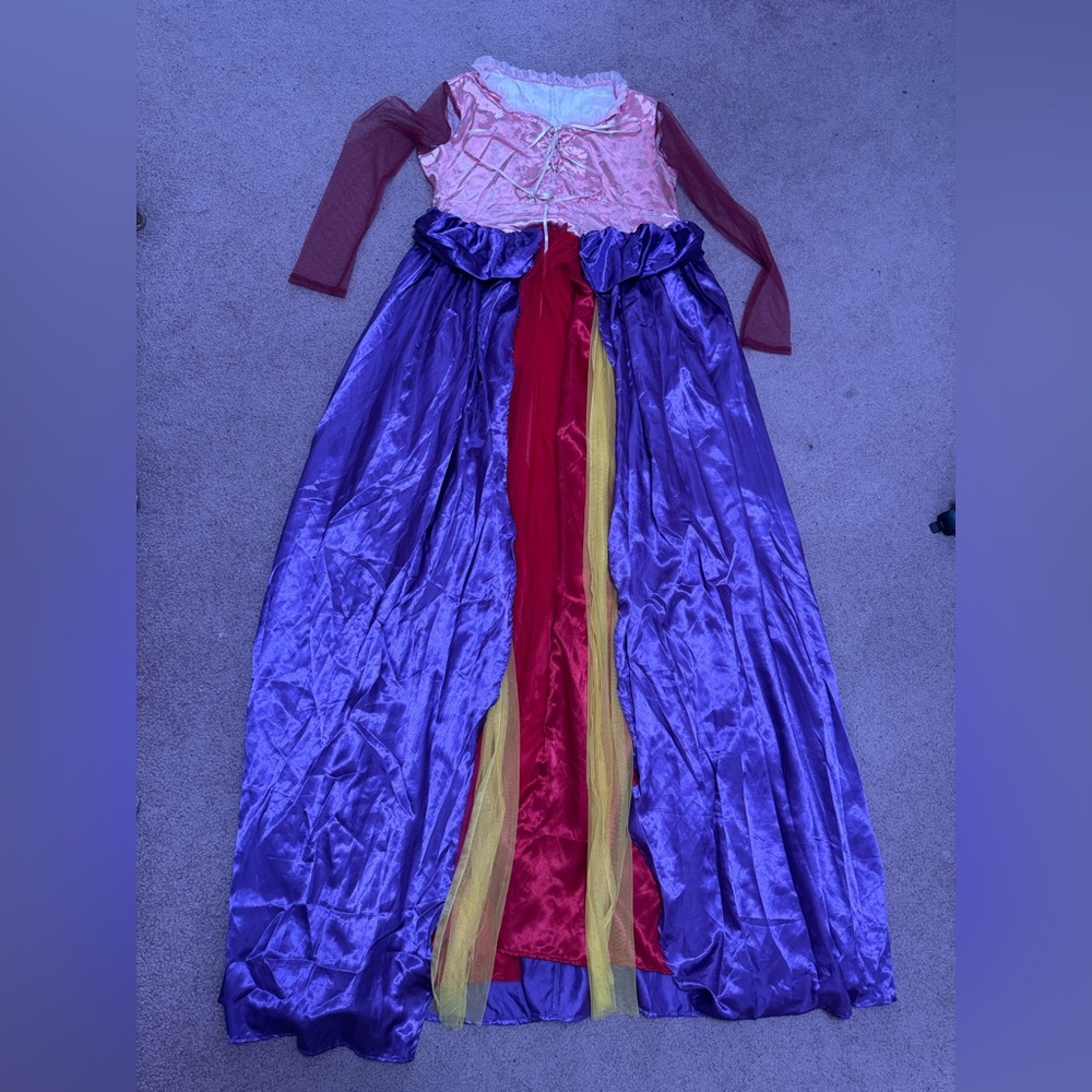 New xl long dress costume hocus pocus witch renaissance princess Victorian